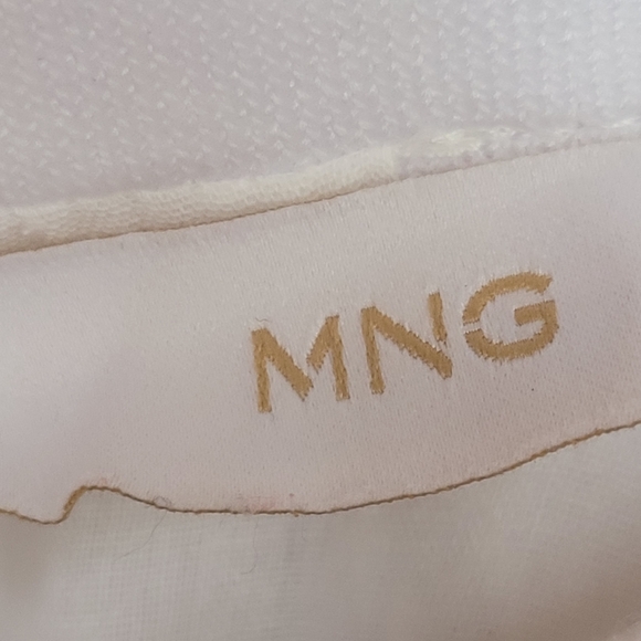 Mango Puffer Sleeve Suze 8 Bubble Hem Blouse - Picture 7 of 7